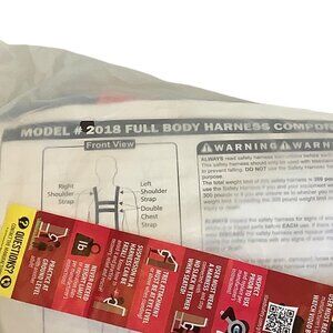 Full Body Safety‎ Harness Model #2018 New in Bag NOS Hunting Tree Stand